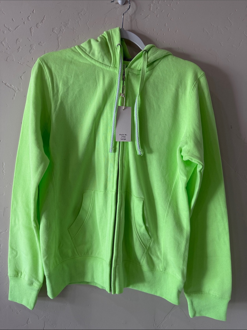 Reflex Neon Lime Green women’s  Zip-Up Hoodie Jacket and joggers set